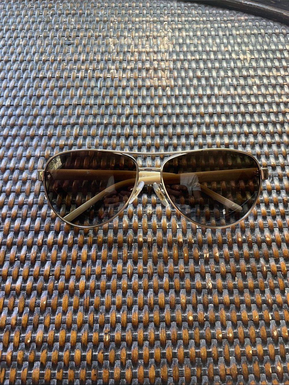 Women’s Aviator Sunglasses - Brown Lenses
